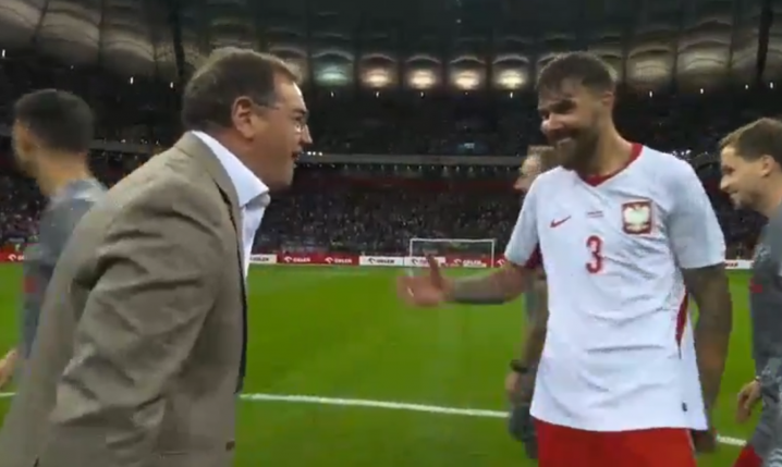 PYTANIE Jana Urbana do Przemysława Wiśniewskiego zaraz po GOLU NA 2-2 [VIDEO]